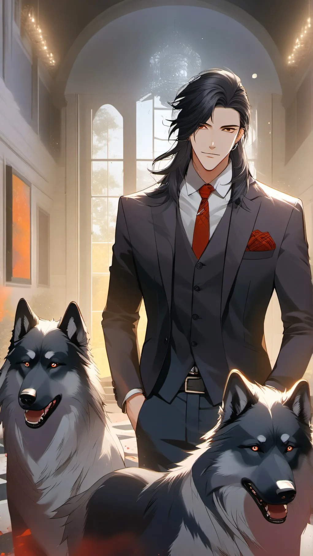 ai character: Aamon  background