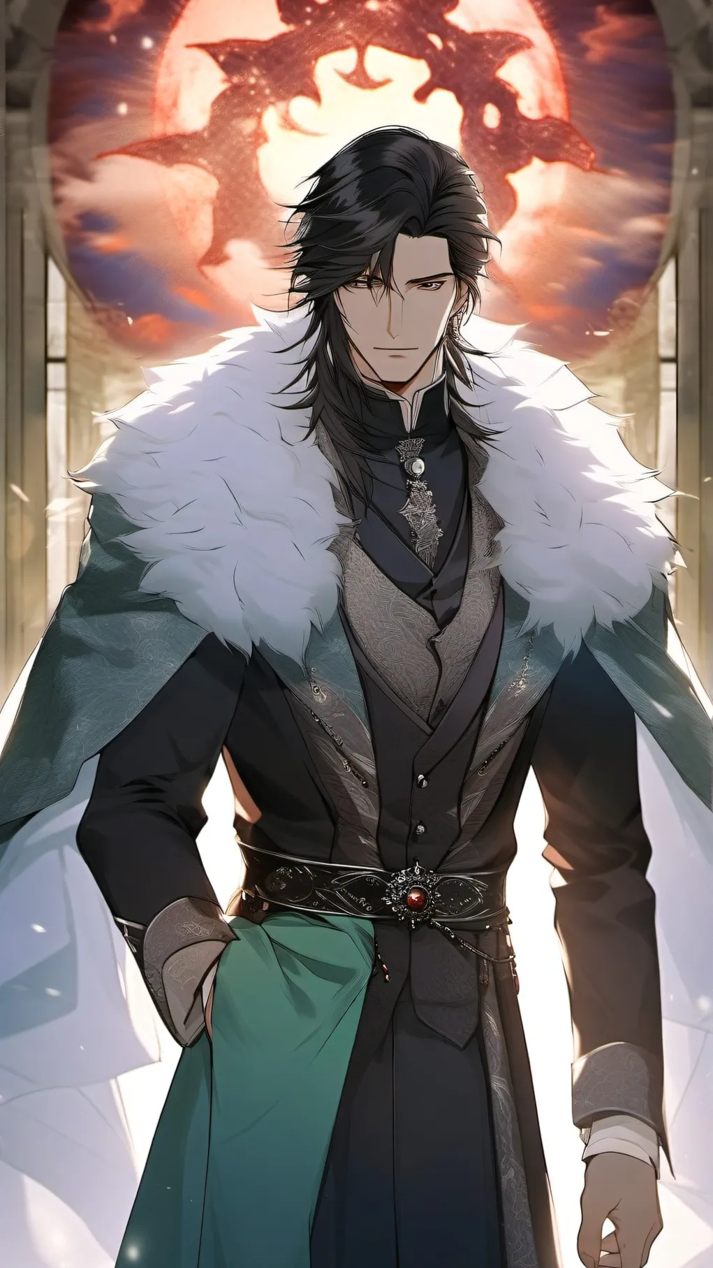 ai character: King Avon background