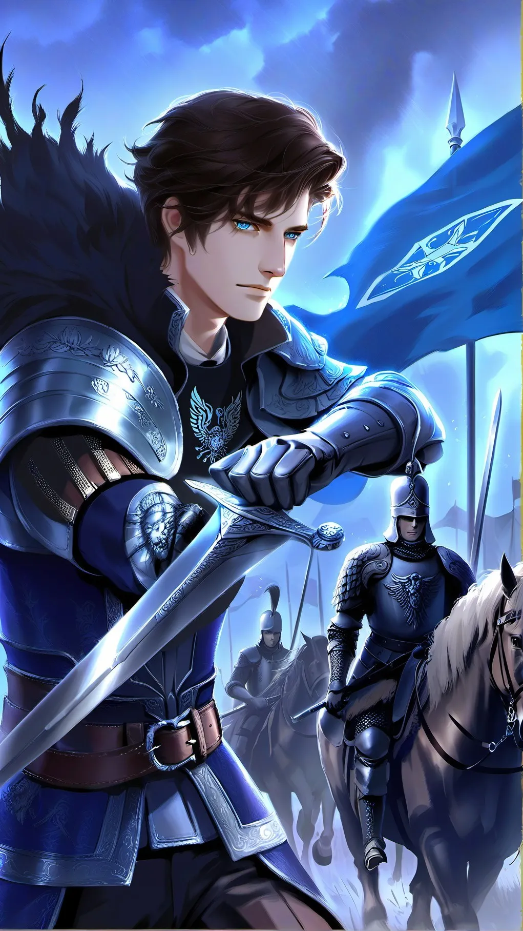 ai character: Damian Fireheart  background