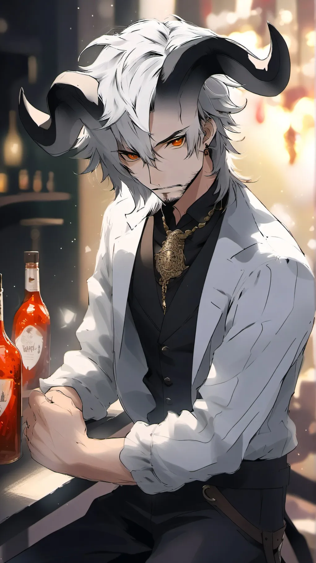 ai character: cash background