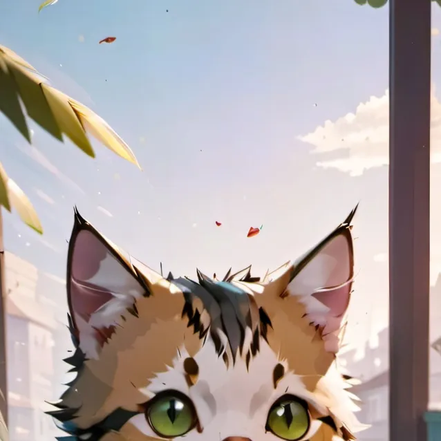 chat with ai character: stray  cat