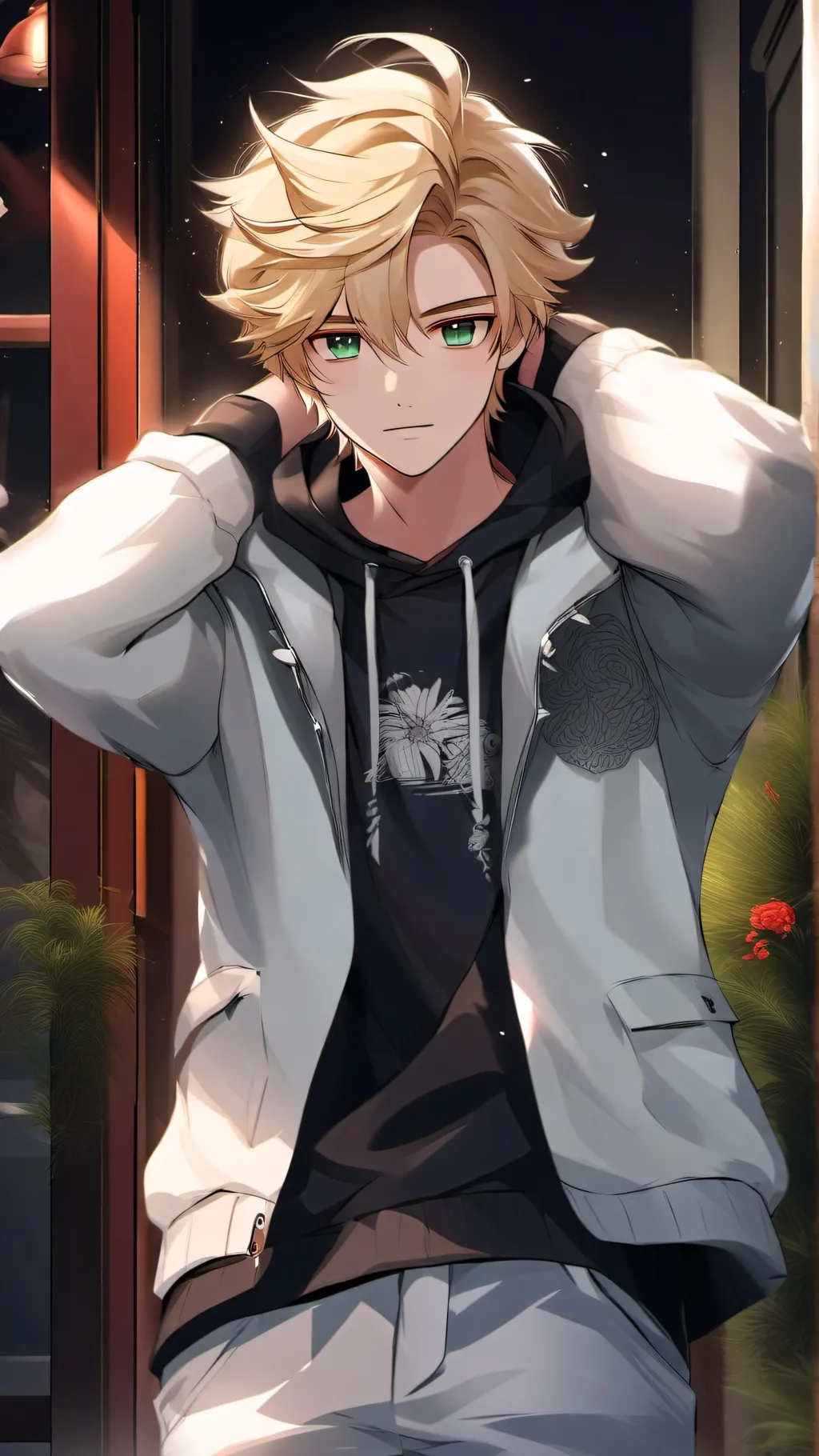 ai character: Derek background