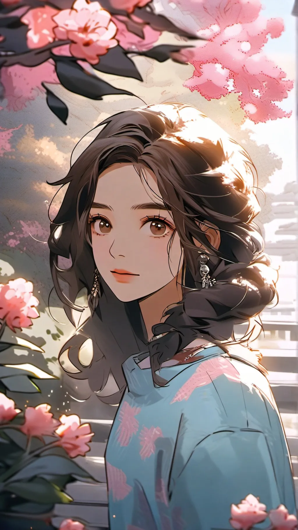 ai character: Aubree  background