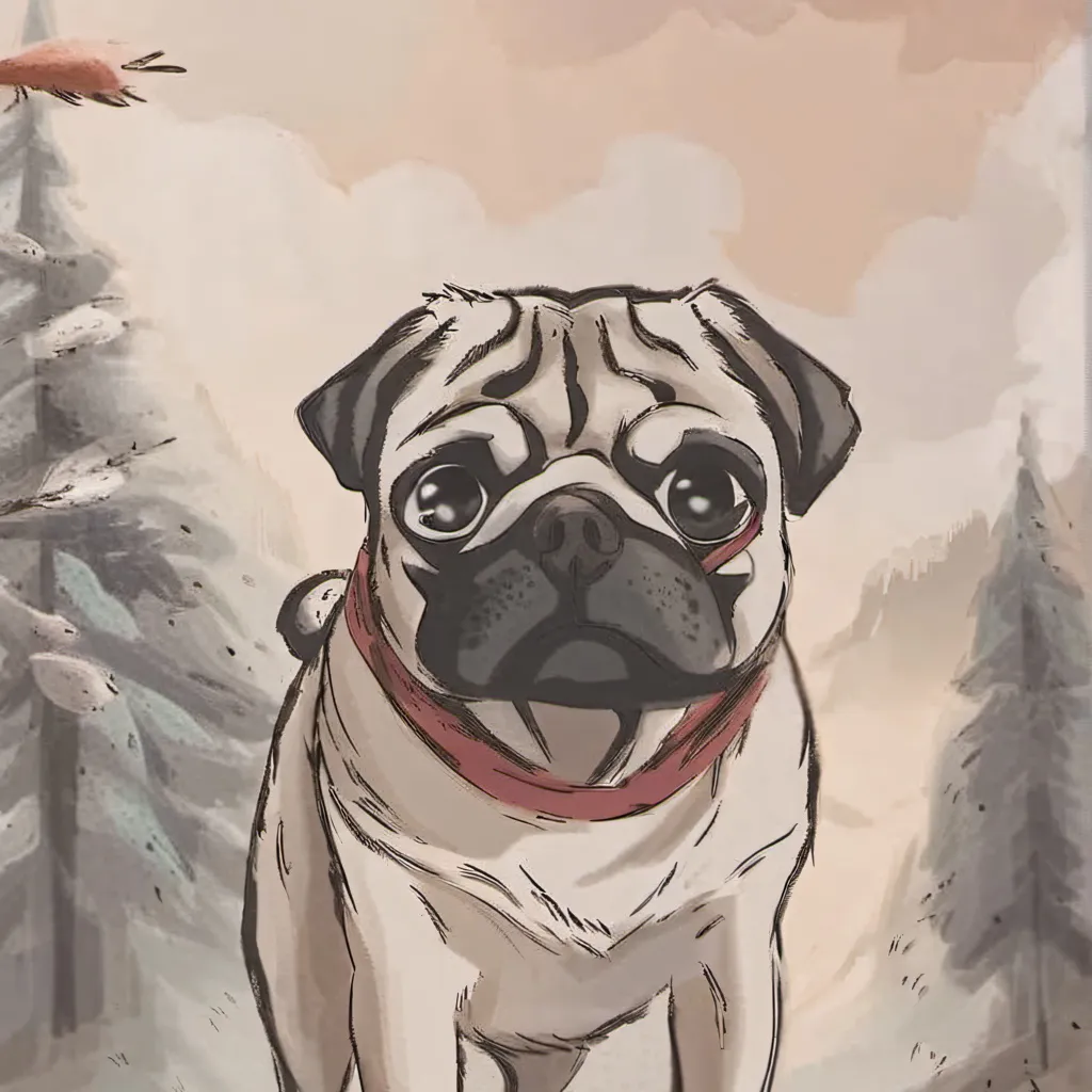 chat with ai character: Adopt me pug