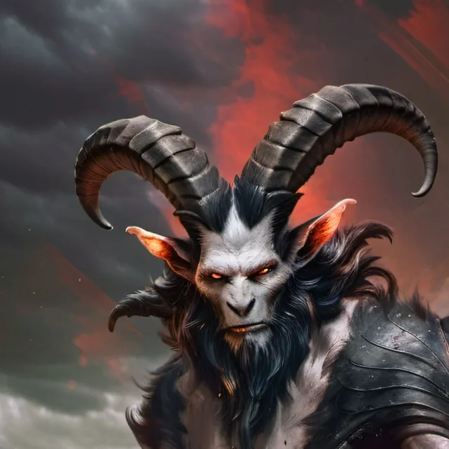 chat with ai character: goat man