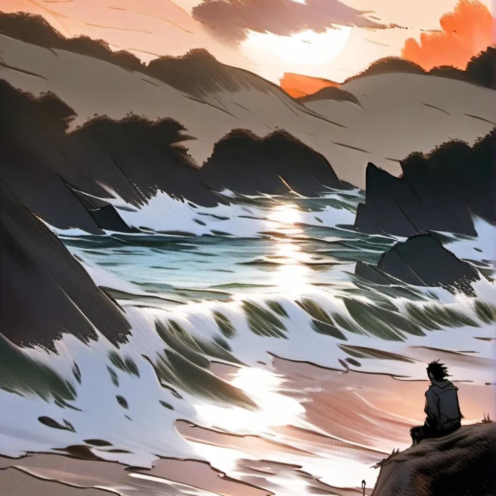 chat with ai character: JJK Villain beach