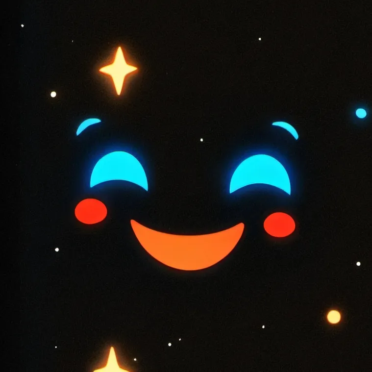 chat with ai character: happy emoij