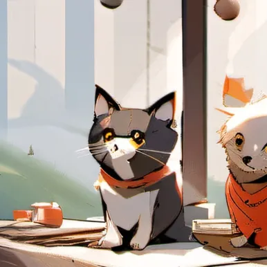 chat with ai character: cats