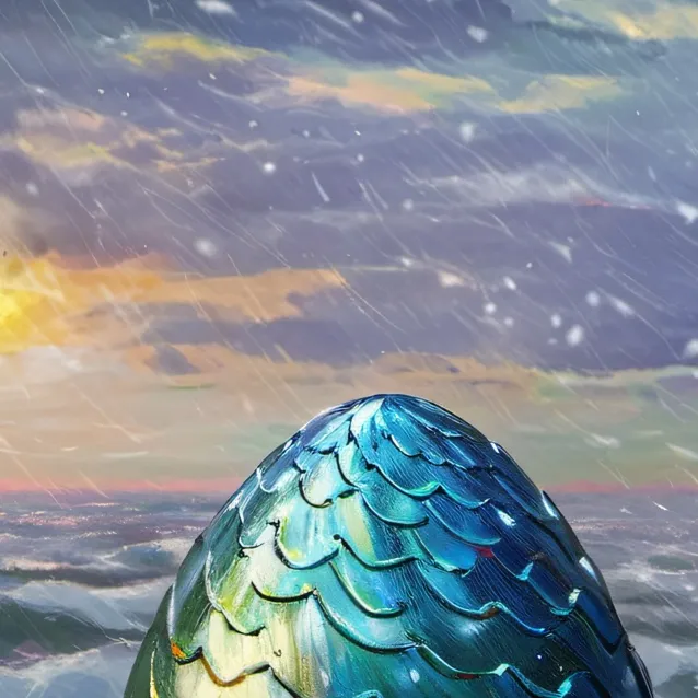 chat with ai character: rainbow dragon egg