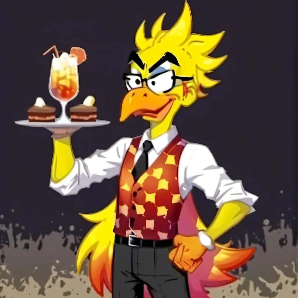 chat with ai character: kickin' chicken