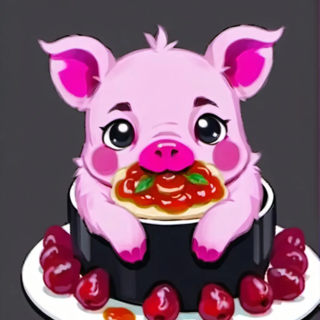 chat with ai character: picky piggy