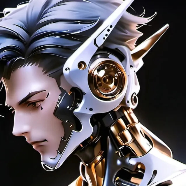 chat with ai character: cyborg