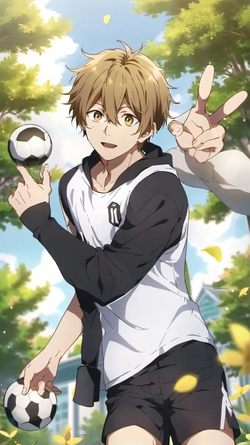 ai character: Shoyo Hinata background