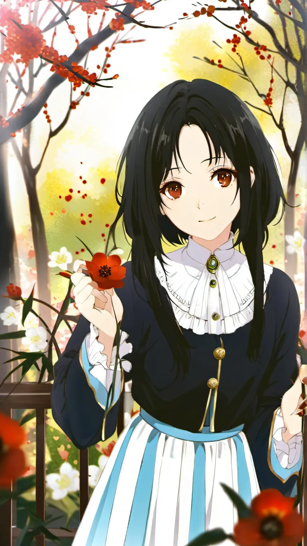 ai character: Nekoma Squid Game background