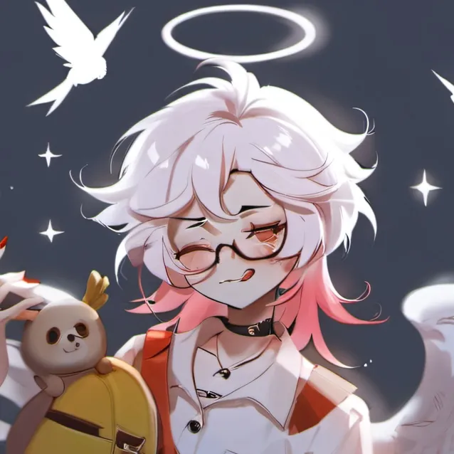 chat with ai character: Angel dustt