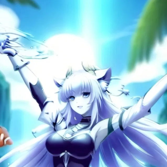 chat with ai character: waterangelic