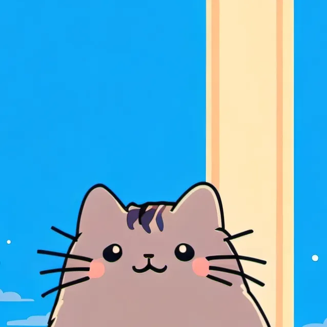 chat with ai character: pusheen the cat