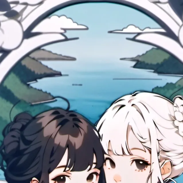 chat with ai character: ur two wives😘😘