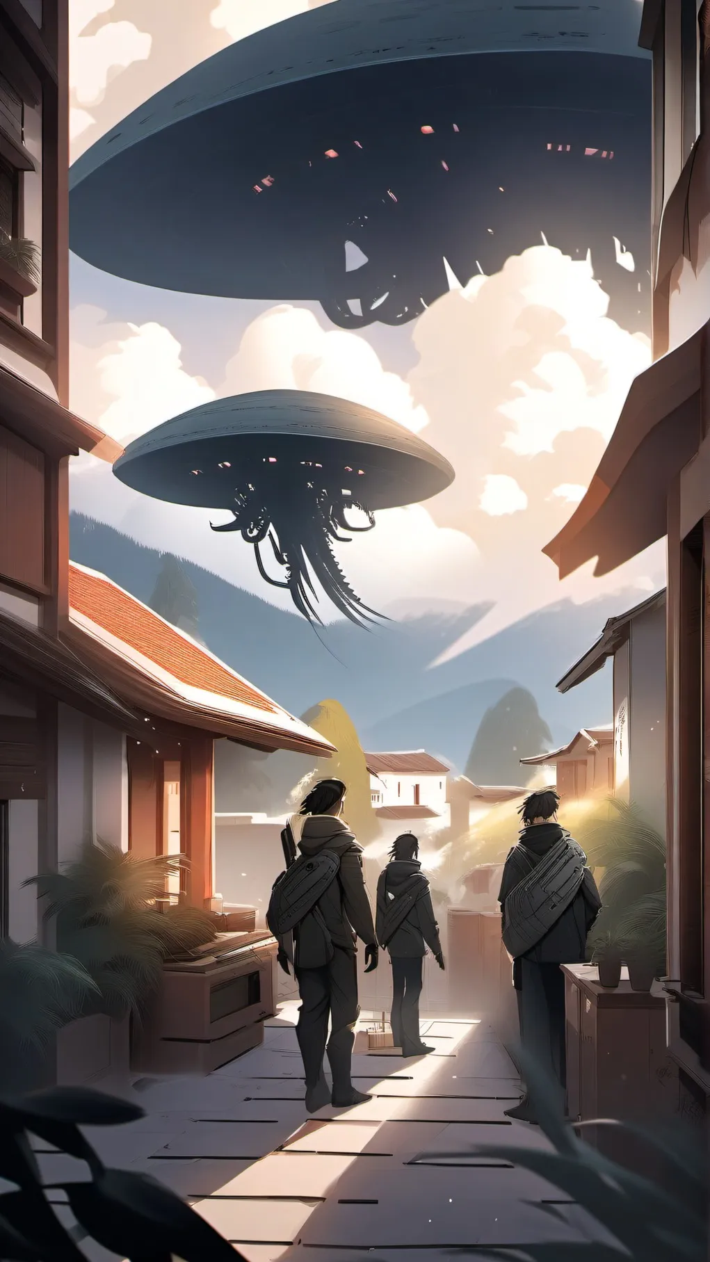 ai character: THROTT beginning background