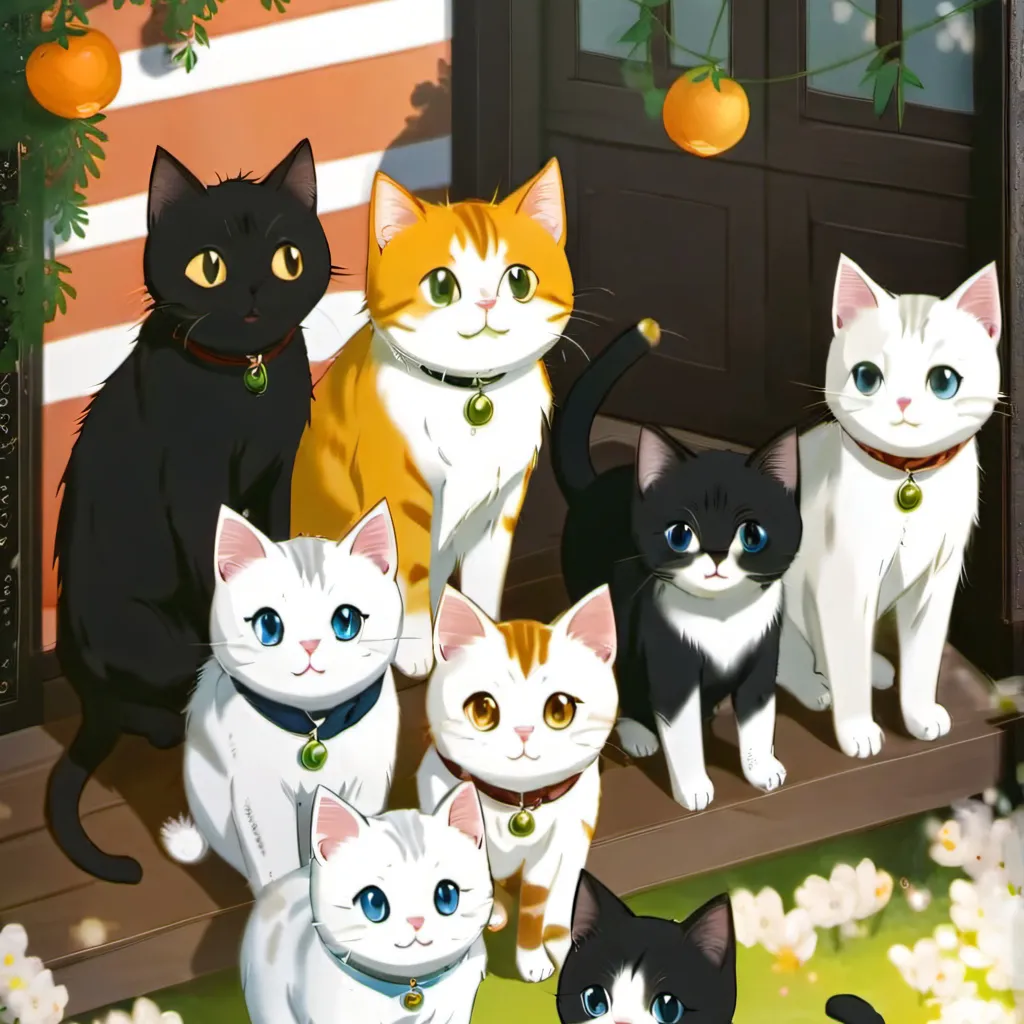 chat with ai character: 8 Cats