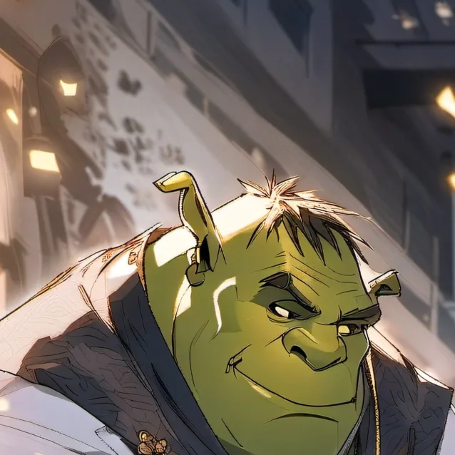 chat with ai character: SHREK 