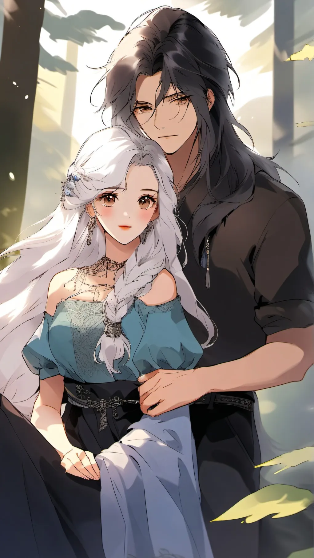 ai character: Lovestory  background