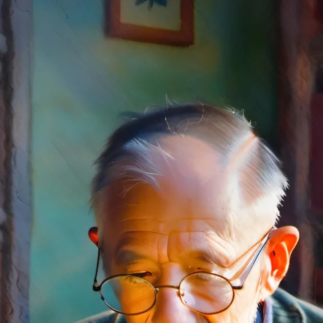 chat with ai character: grandpa like books