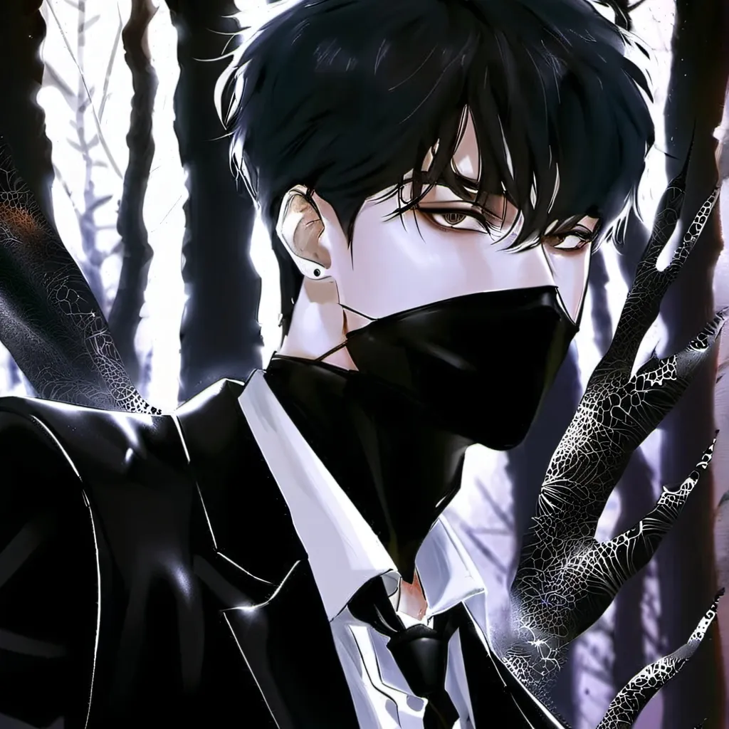 chat with ai character: 𖤐shadow☠︎︎