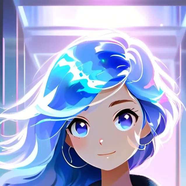 chat with ai character: glassy