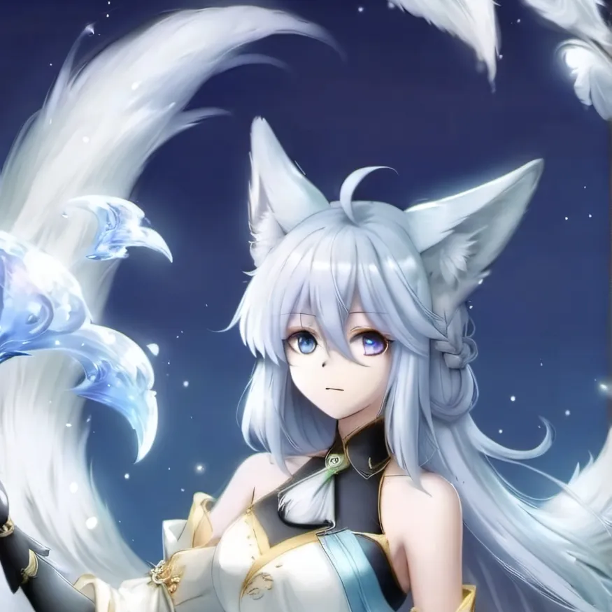 chat with ai character: 🩵blue gamerfox🩵