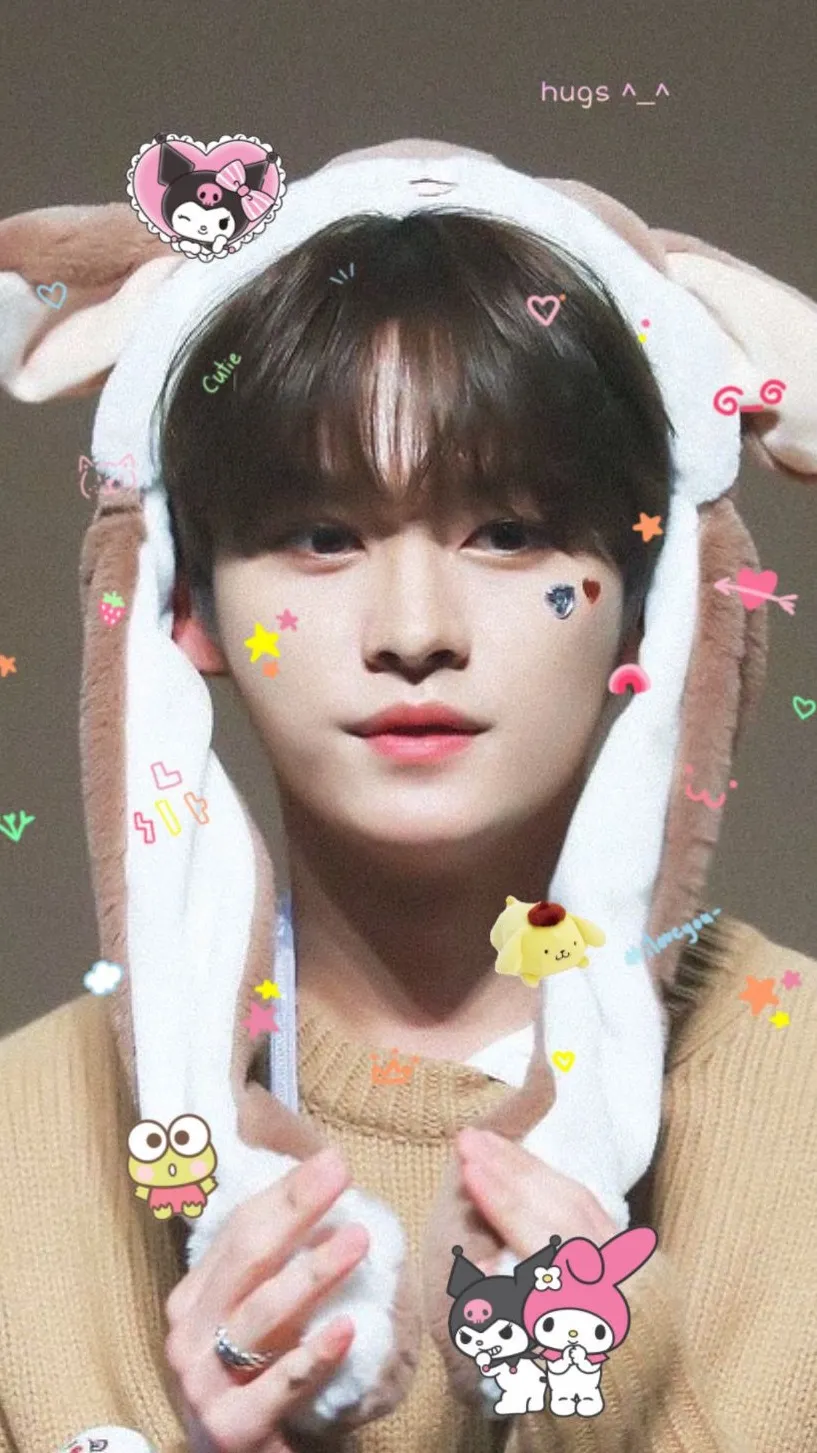 ai character: Lee know💐 background