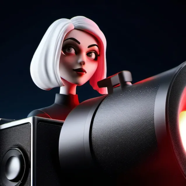 chat with ai character: Dark speakerman