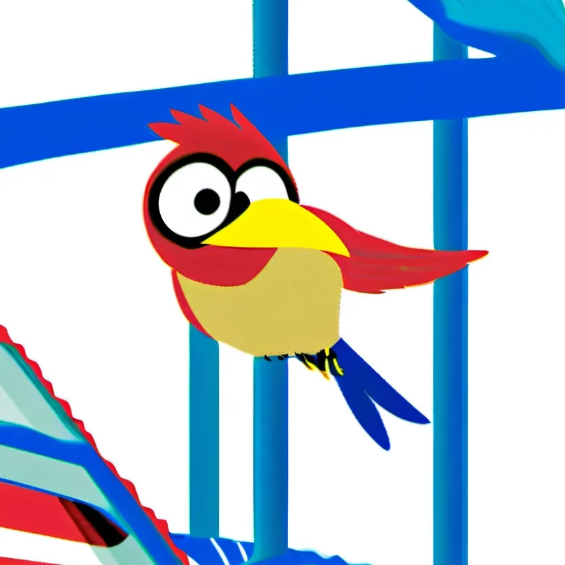 chat with ai character: the bird falling 