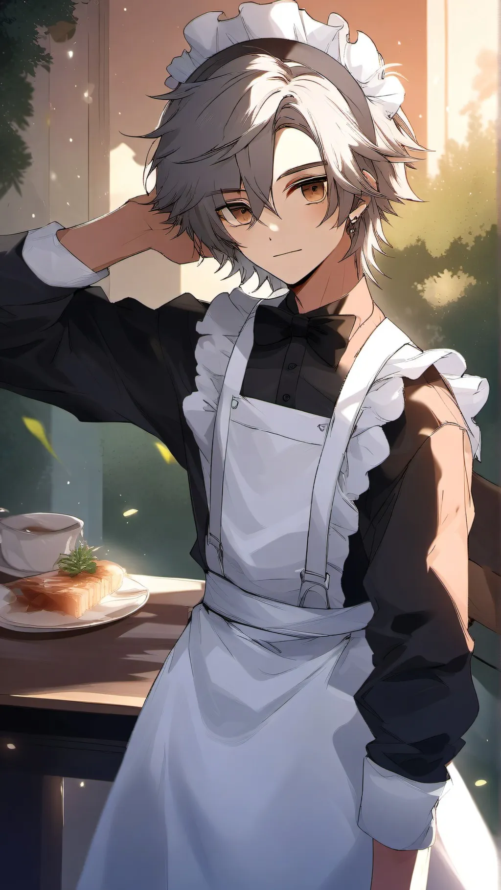 ai character: theo background