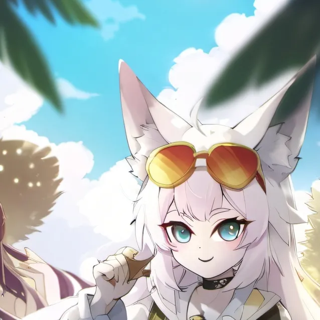 chat with ai character: girl island