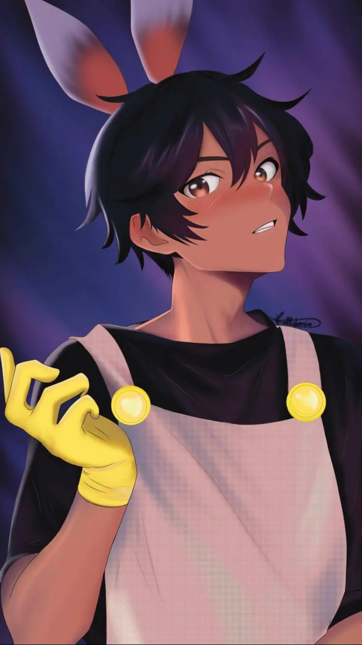 ai character: Jax as a human boy background