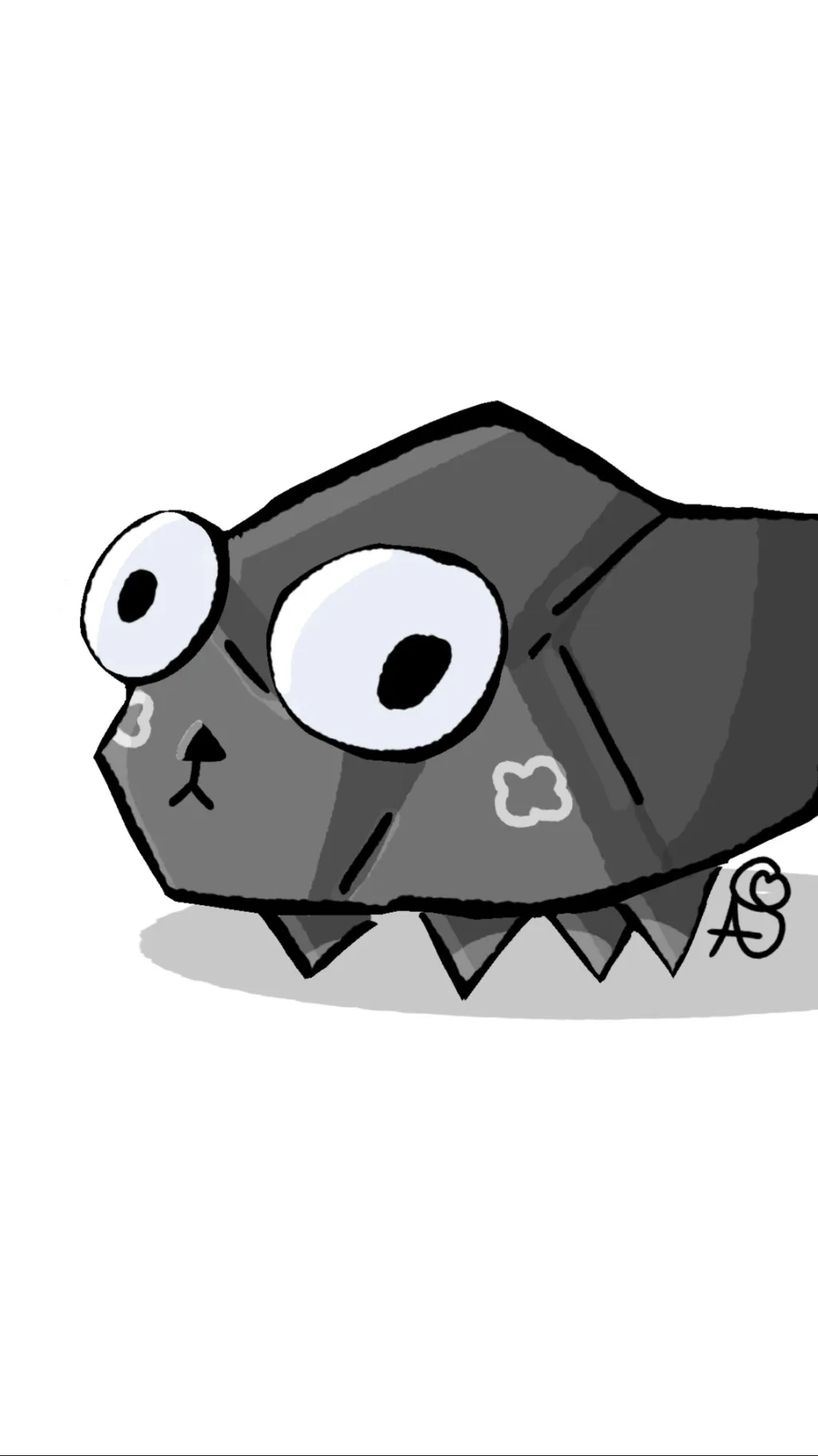 ai character: pebble from dw background