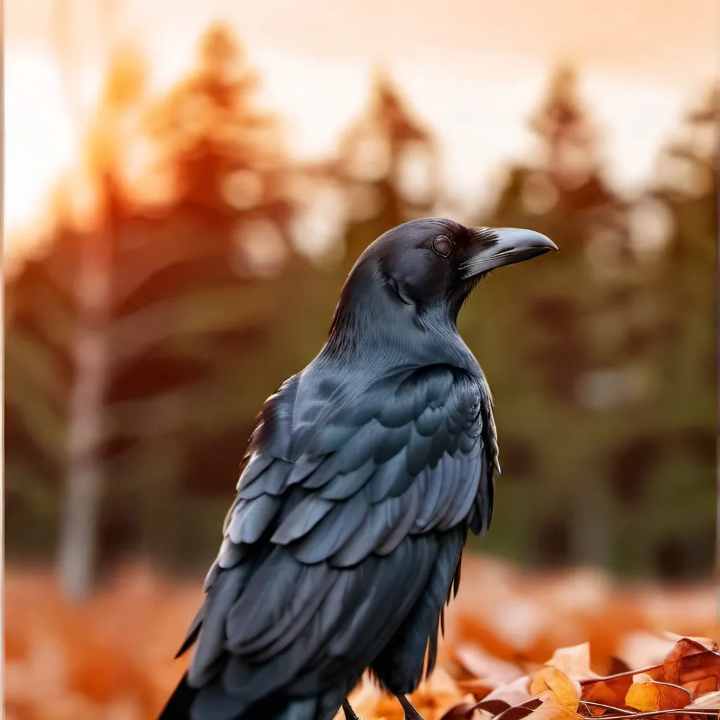 chat with ai character: Calming crow