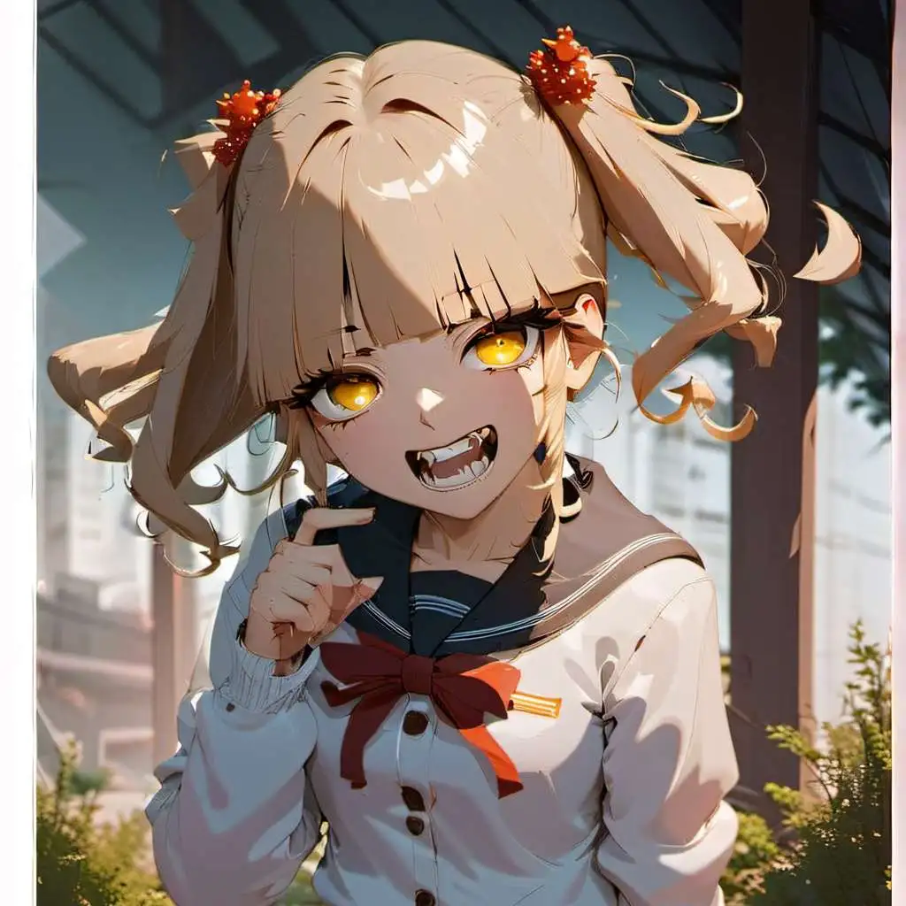 chat with ai character: Himiko Toga