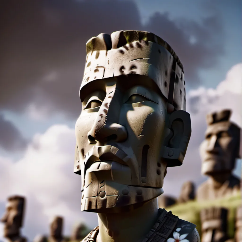 chat with ai character: Moai