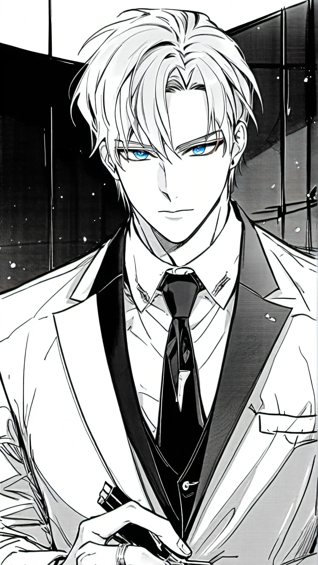 ai character: Vincent. background