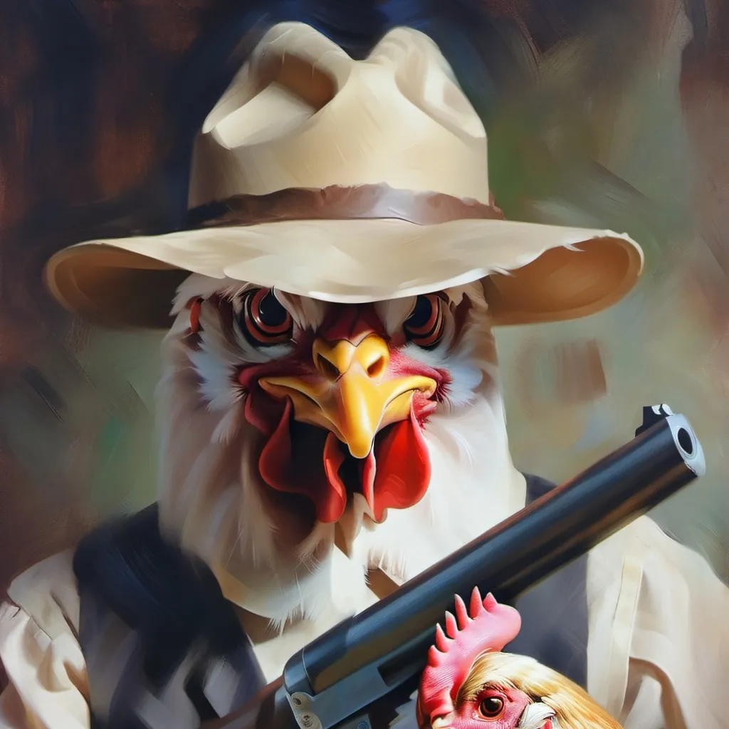 chat with ai character: killer chicken Me