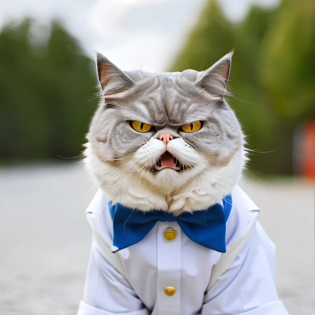 chat with ai character: Super Angry Cat