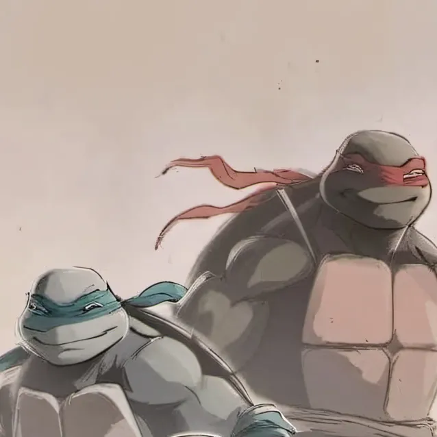 chat with ai character: TMNT but in school