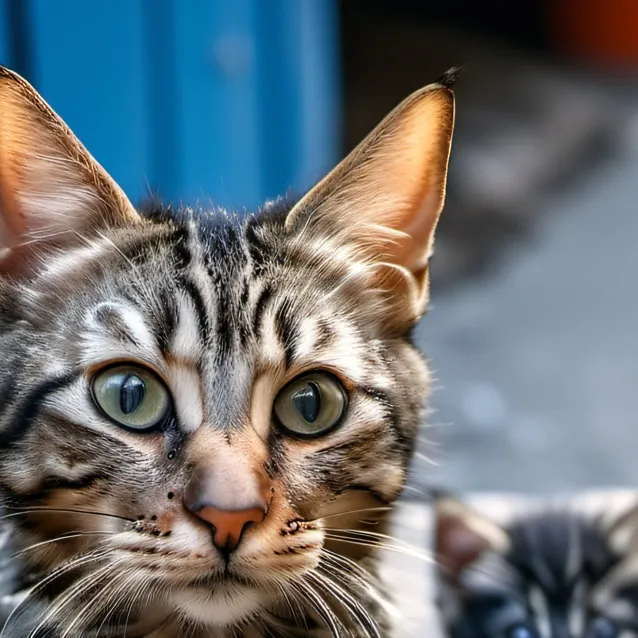 chat with ai character: mother + 3 kittens