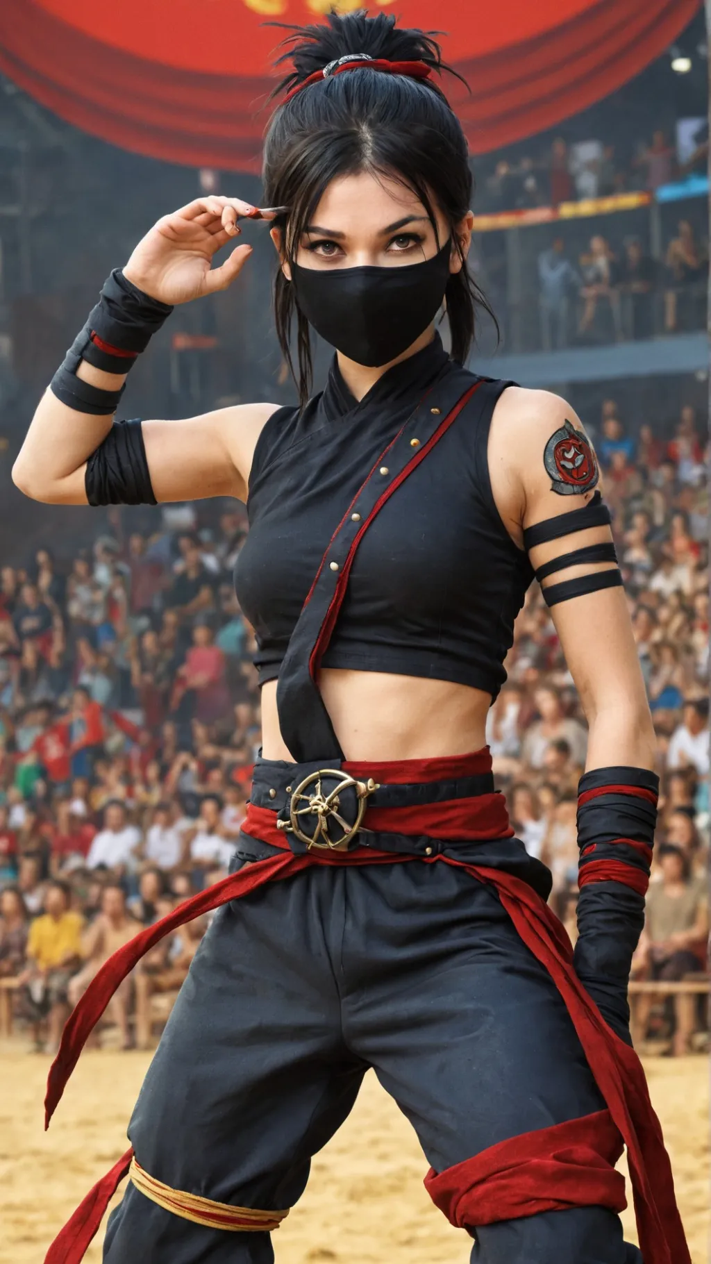 ai character: Amanda shara background