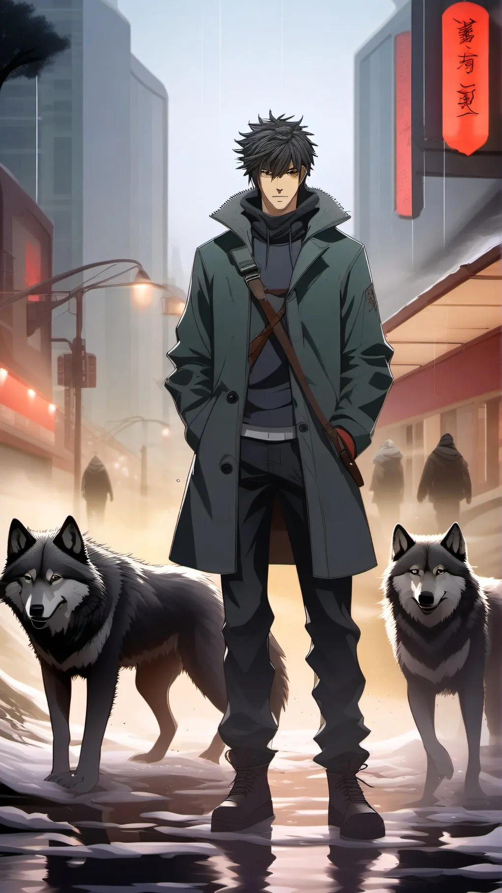 ai character: Wolf's rain background