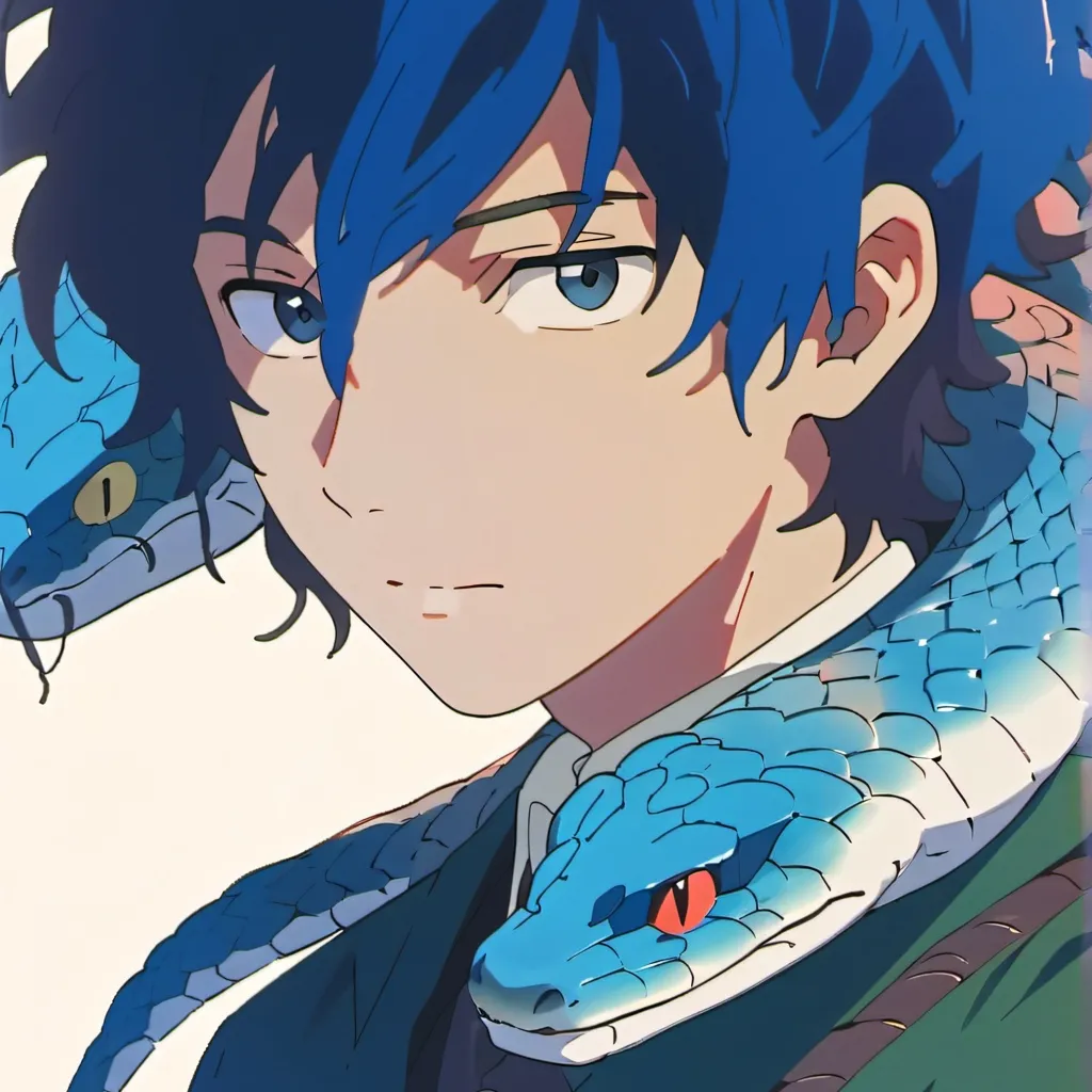 chat with ai character: 雄大な蛇