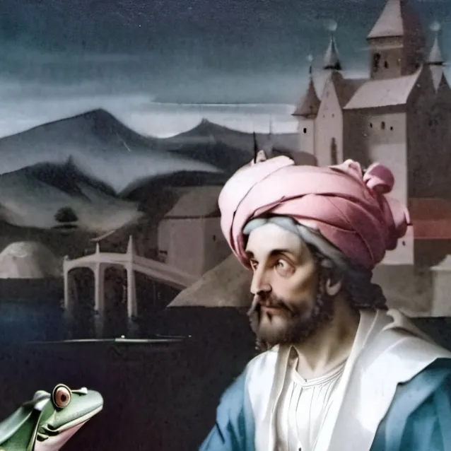 chat with ai character: philosoper phrog