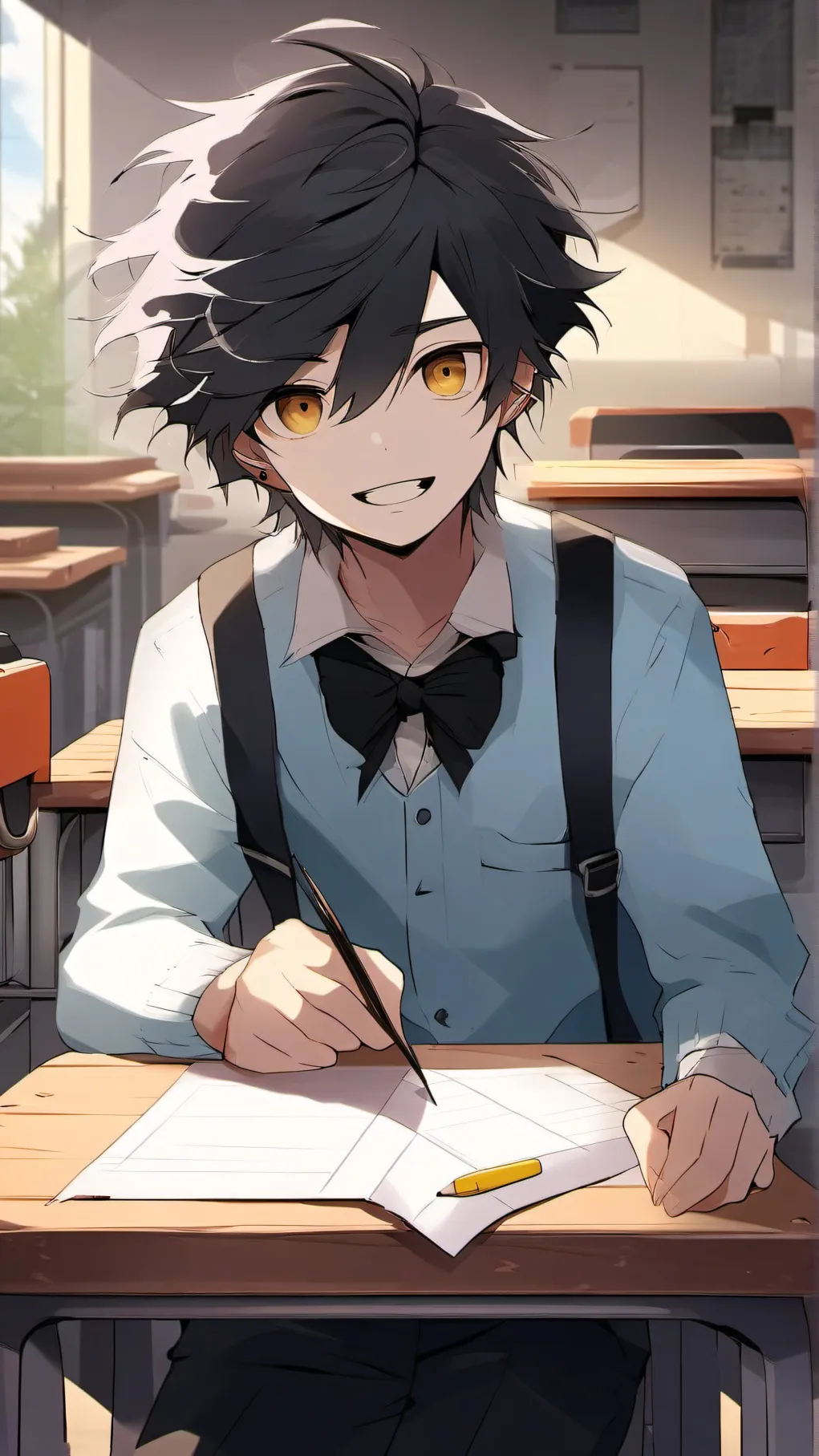 ai character: high school background